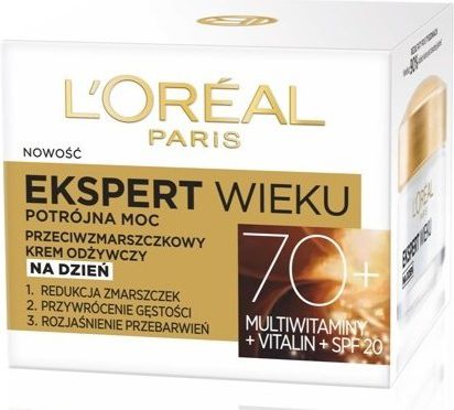 L'Oreal Paris Ekspert wieku 70+ Krem na dzien 50ml 0291249 (5906717450013) kosmētika ķermenim