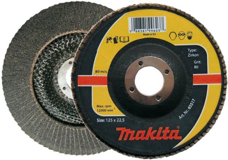 Makita Sciernica listkowa Zirkon granulacja 40 125mm (P-65492) P-65492 (088381996013)