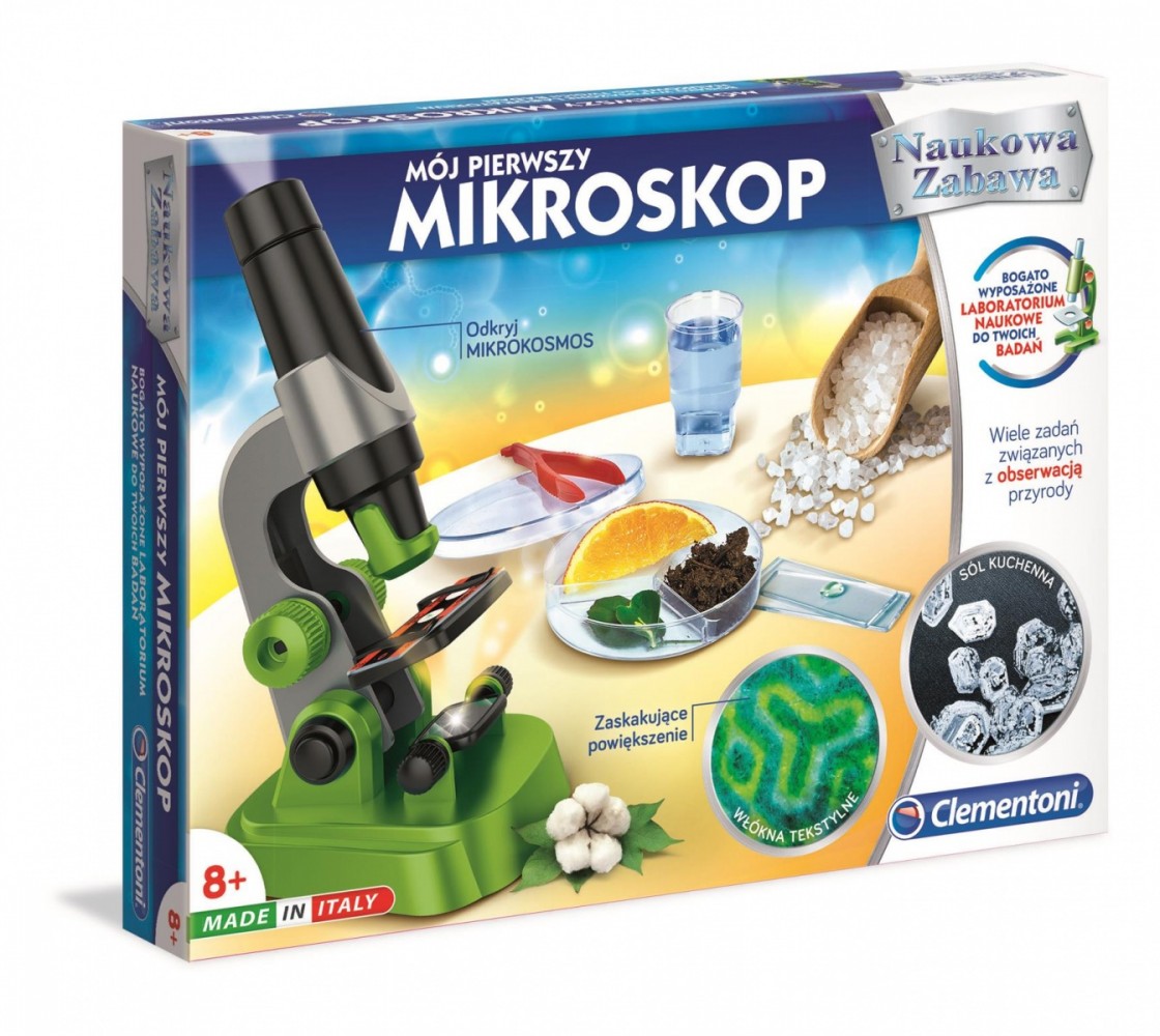 Clementoni Scientific set microscope bērnu rotaļlieta