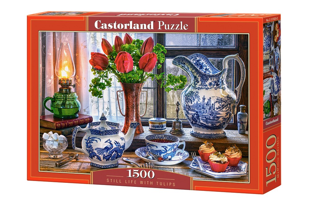 Castorland Puzzle 1500 elements Still Life with Tulips puzle, puzzle