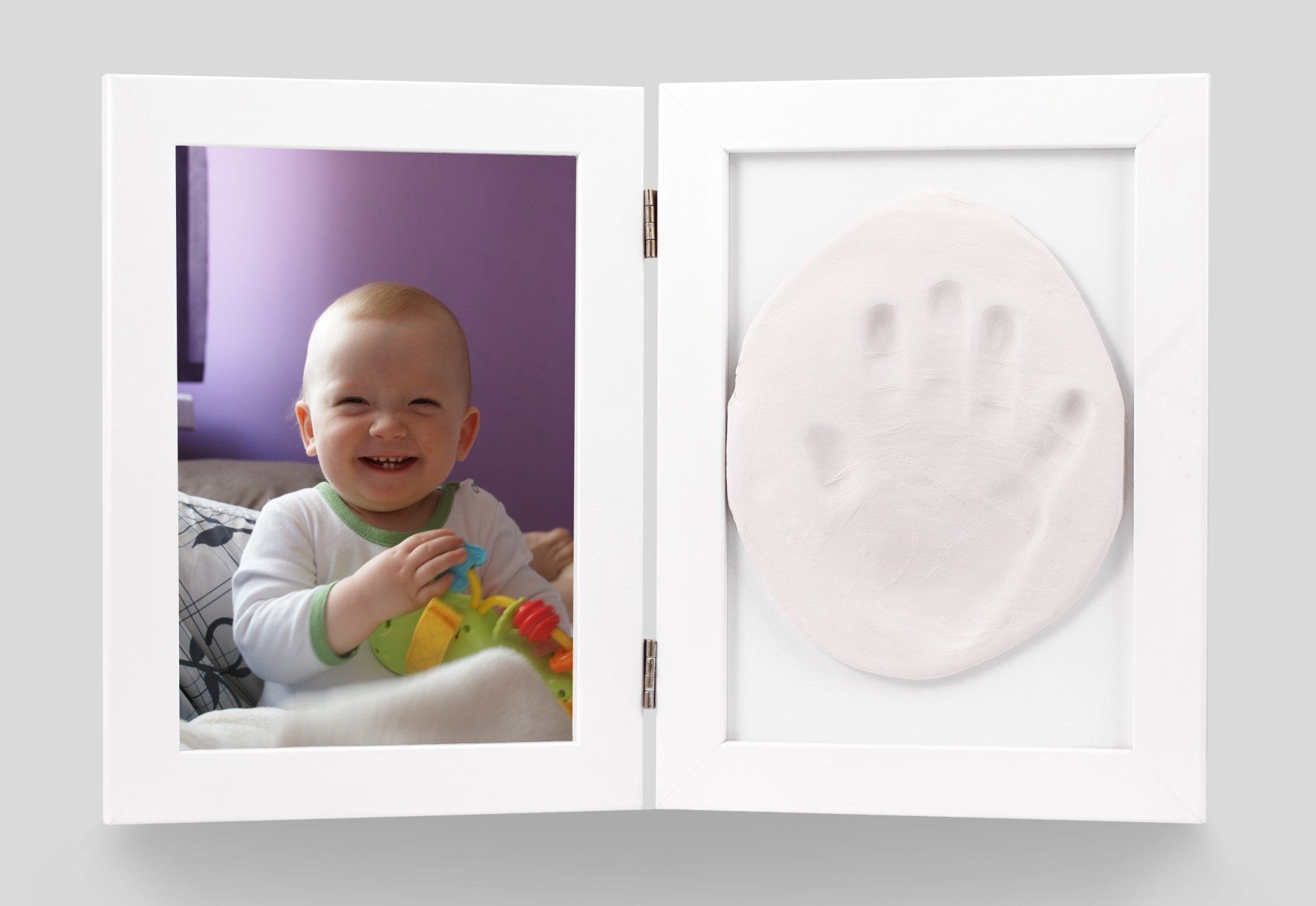 Baby HandPrint frame with clay bērnu rotaļlieta