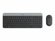 LOGITECH Slim Wireless Keyboard and Mouse Combo MK470 - GRAPHITE - PAN - 2.4GHZ - NORDIC klaviatūra