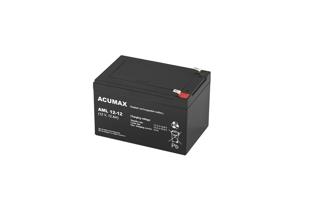 BATTERY 12V 12AH VRLA/AML12-12 ACUMAX EMU UPS aksesuāri