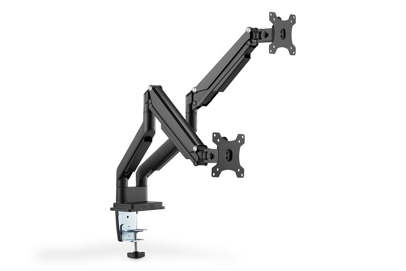 Digitus Universal Dual Monitor Mount with Gas Spring and Clamp Mount