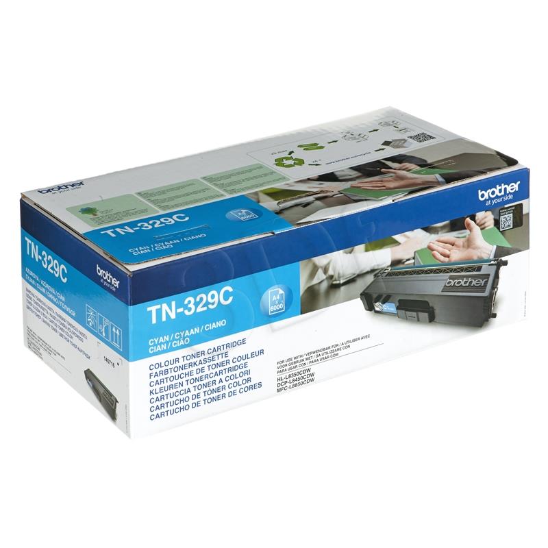 Toner Brother TN329C cyan | 6000 pgs | HL-L8350CDW toneris