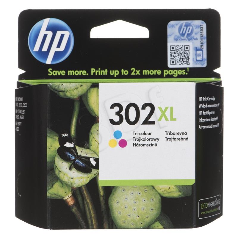 HP 302XL Color kārtridžs