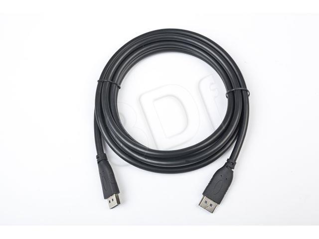 Gembird cable DISPLAYPORT V1.2 1,8M GOLD 4K Black kabelis video, audio