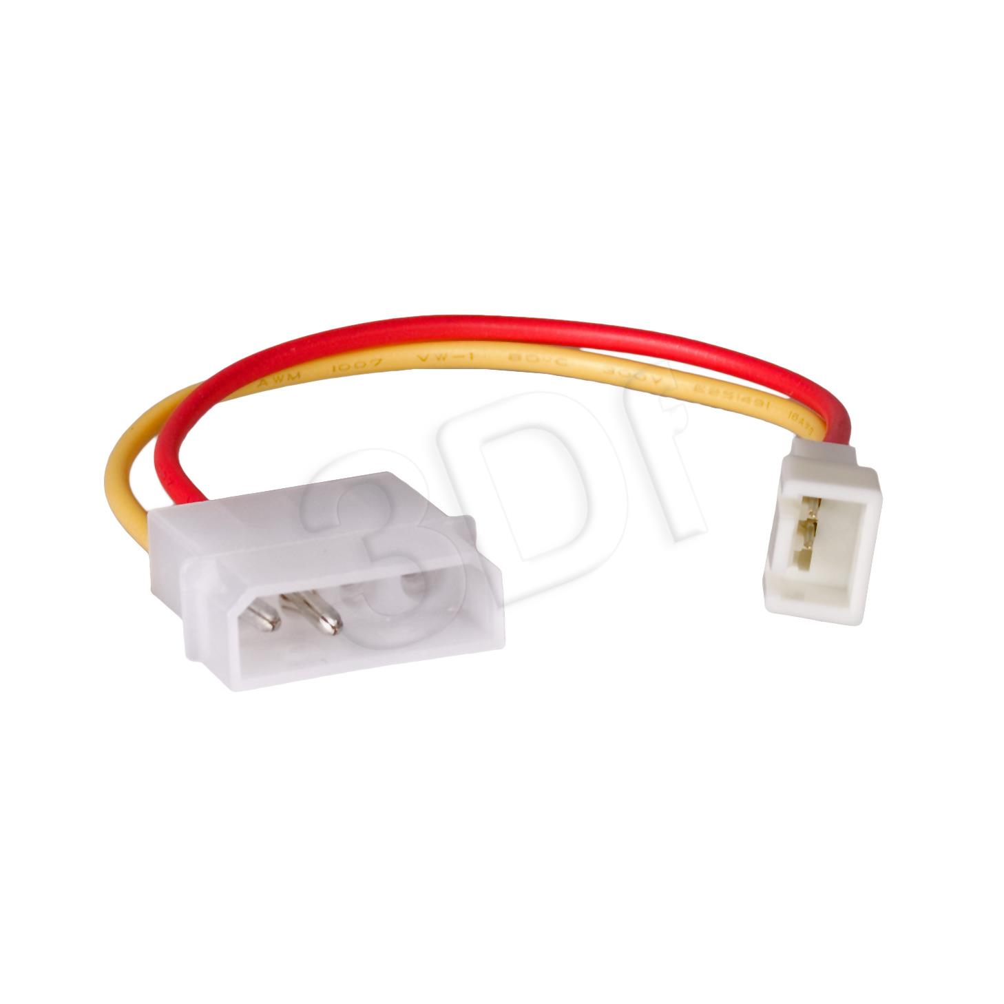 Akyga Adapter Molex/3-pin 5V 15cm AK-CA-36 kabelis datoram