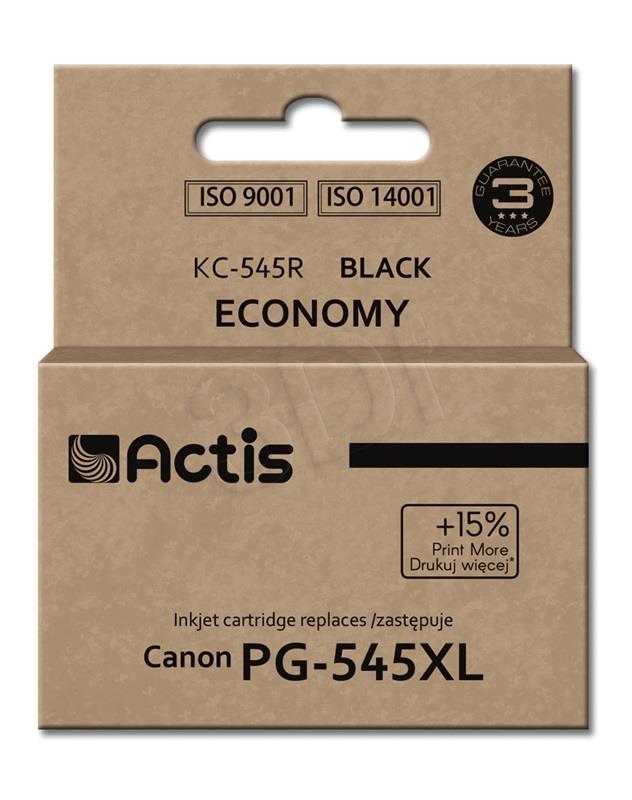 Actis KC-545R ink (replacement for Canon PG-545XL; Standard; 15 ml; black) kārtridžs