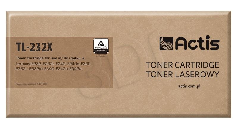 Actis TL-232X toner Black for drukarki Lexmark (zamiennik Lexmark  24016SE) Supreme toneris