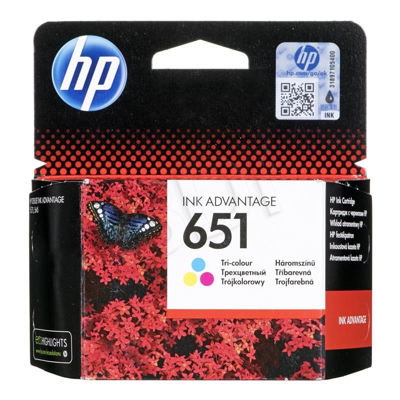 HP 651 Ink C2P11AE color kārtridžs