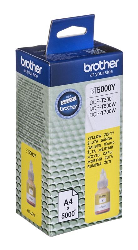 Brother BT5000Y Yellow ink bottle 5000 pages (DCPT300, DCPT500W) kārtridžs