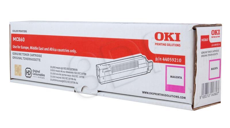 Toner OKI magenta | 10000pgs | MC860 toneris