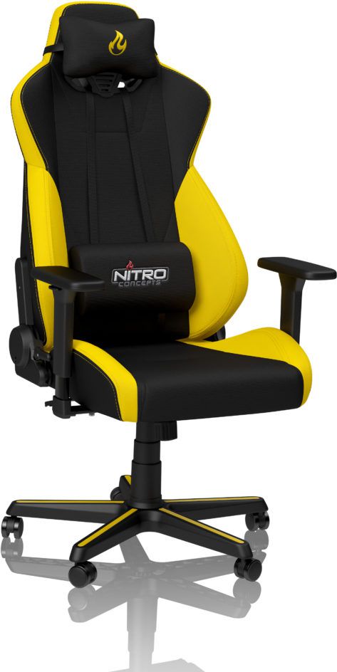 Nitro Concepts S300 Gaming Stuhl - Astral Yellow datorkrēsls, spēļukrēsls