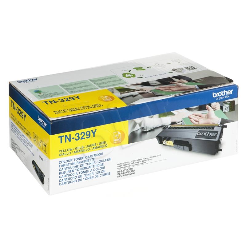 Toner Brother TN329Y yellow | 6000 pgs | HL-L8350CDW toneris