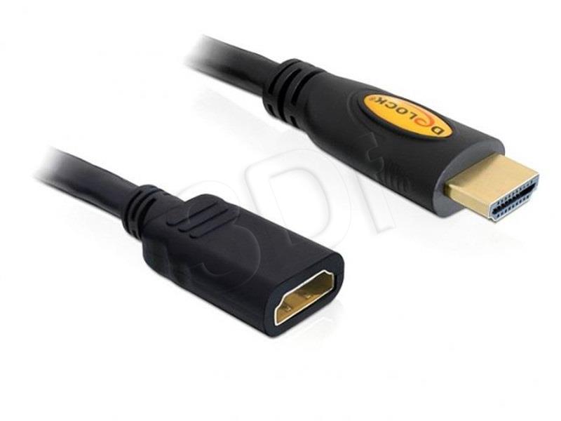 Delock Cable High Speed HDMI with Ethernet extension male / female 5 m kabelis video, audio
