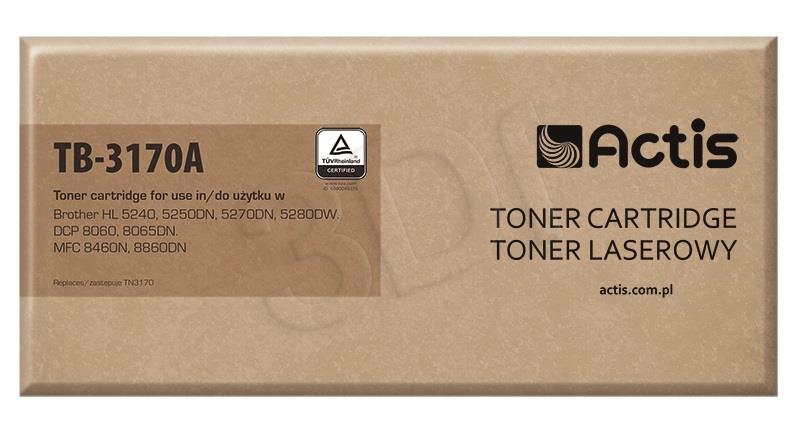 Actis TB-3170A toner Black for drukarki Brother (zamiennik Brother  TN-3170) Supreme toneris