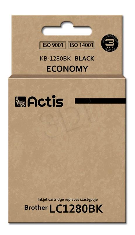 Actis KB-1280Bk kārtridži black for drukarki Brother (zamiennik Brother LC1280Bk) Standard kārtridžs