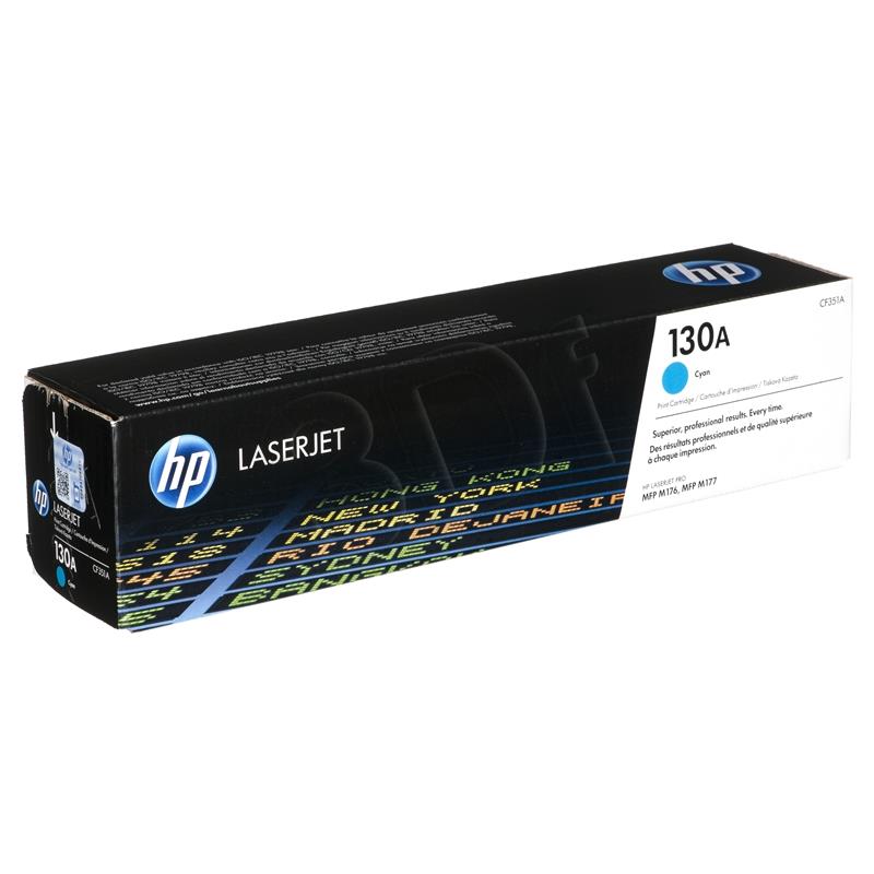 HP 130A Toner Cartridge, Cyan toneris