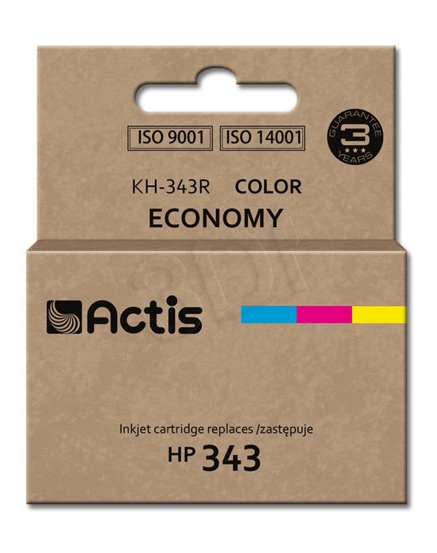 Actis KH-343R kārtridži trojkolorowy for drukarki HP (zamiennik HP 343 C8766EE) Standard toneris