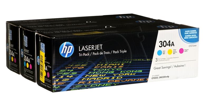 HP 304A Color Tri-Pack toneris