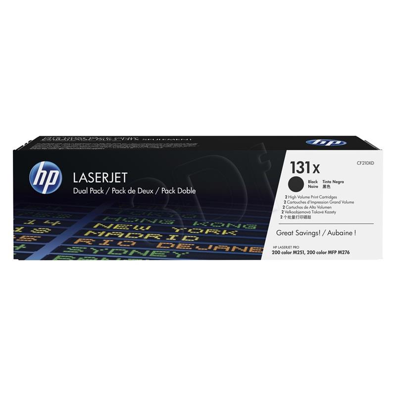 HP 131X 2-PACK TONER BLACK toneris