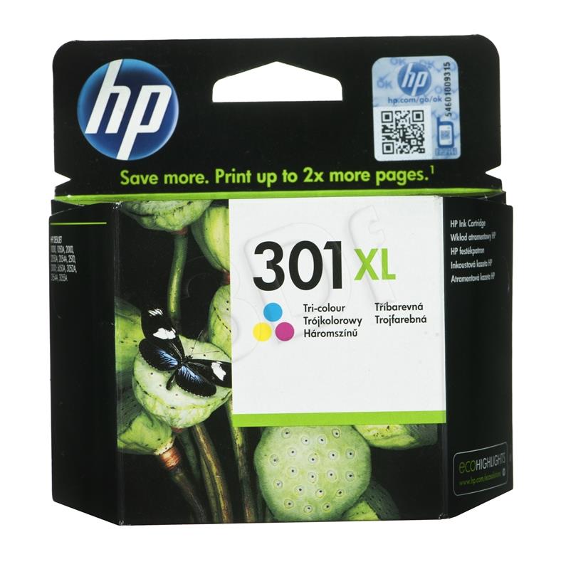 HP CH 564 EE ink cartridge tri-colour No. 301 XL kārtridžs