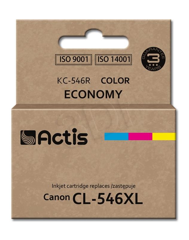 ACTIS KC-546R (replacement Canon CL-546XL; Standard; 15 ml; MultiColor) kārtridžs