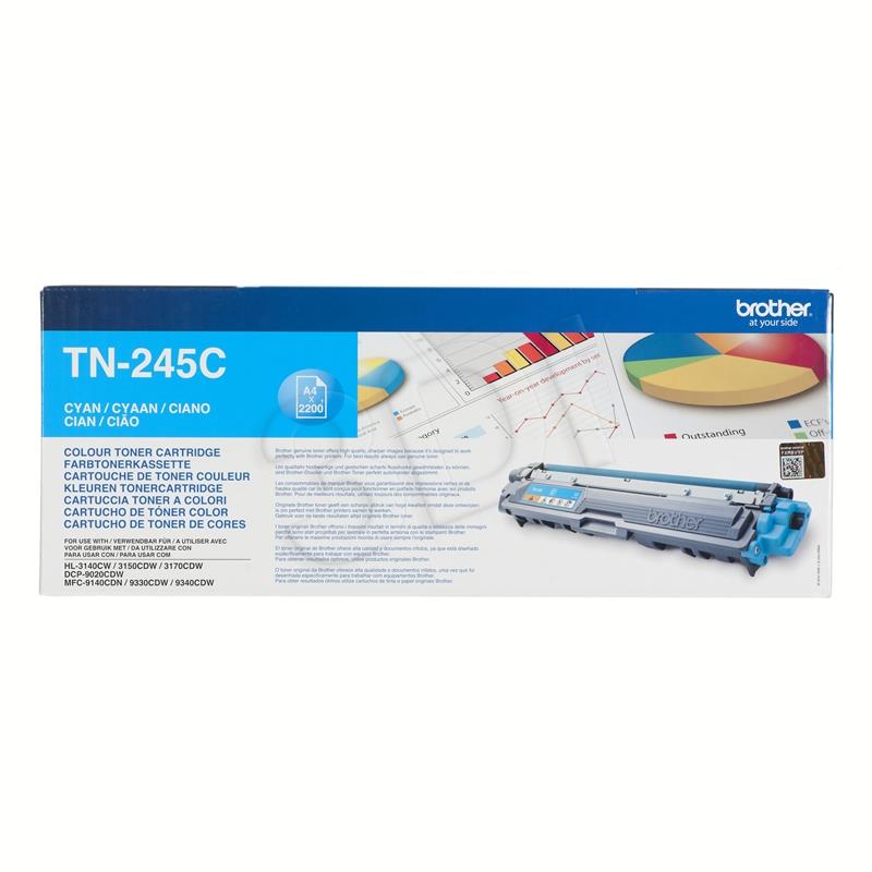 Toner Brother TN245 cyan | 2200 pgs | HL-3140CW/3150/3170/DCP-9020/MFC-9140CDN toneris