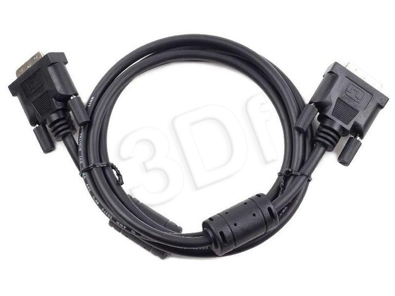 Gembird DVI video cable single link 6ft cable black kabelis video, audio