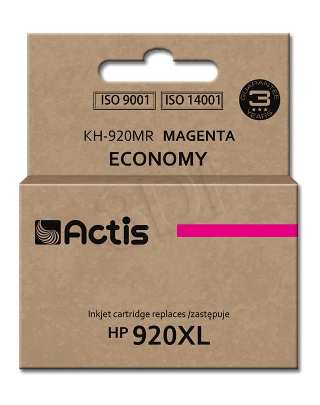 Actis KH-920MR kārtridži magenta for drukarki HP (zamiennik HP 920XL CD973AE) Standard toneris