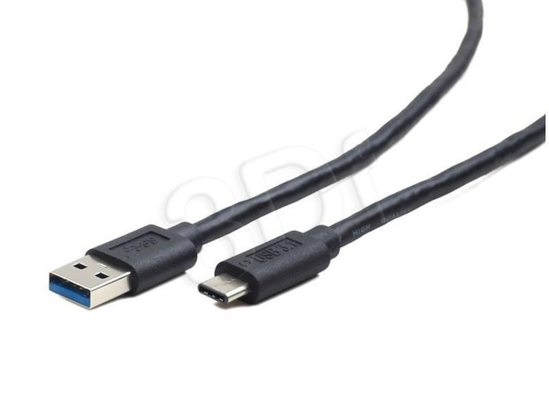 Gembird USB 3.0 cable to type-C (AM/CM), 1.8m, black USB kabelis