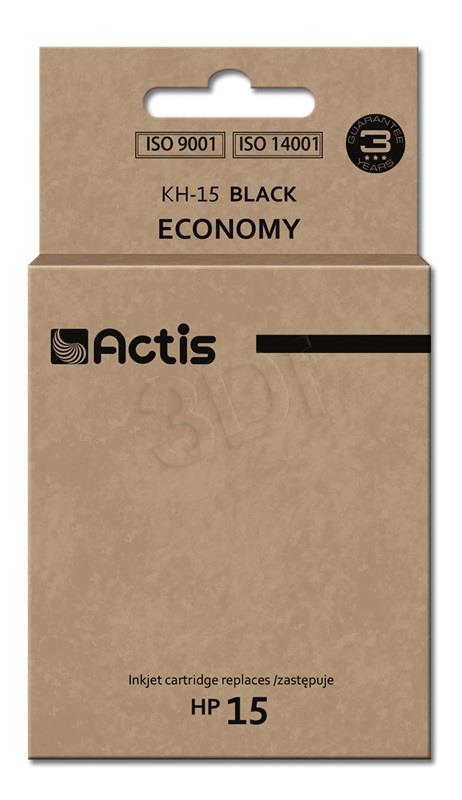 Actis KH-15 ink for HP printer; HP 15 C6615N replacement; Standard; 44 ml; black toneris