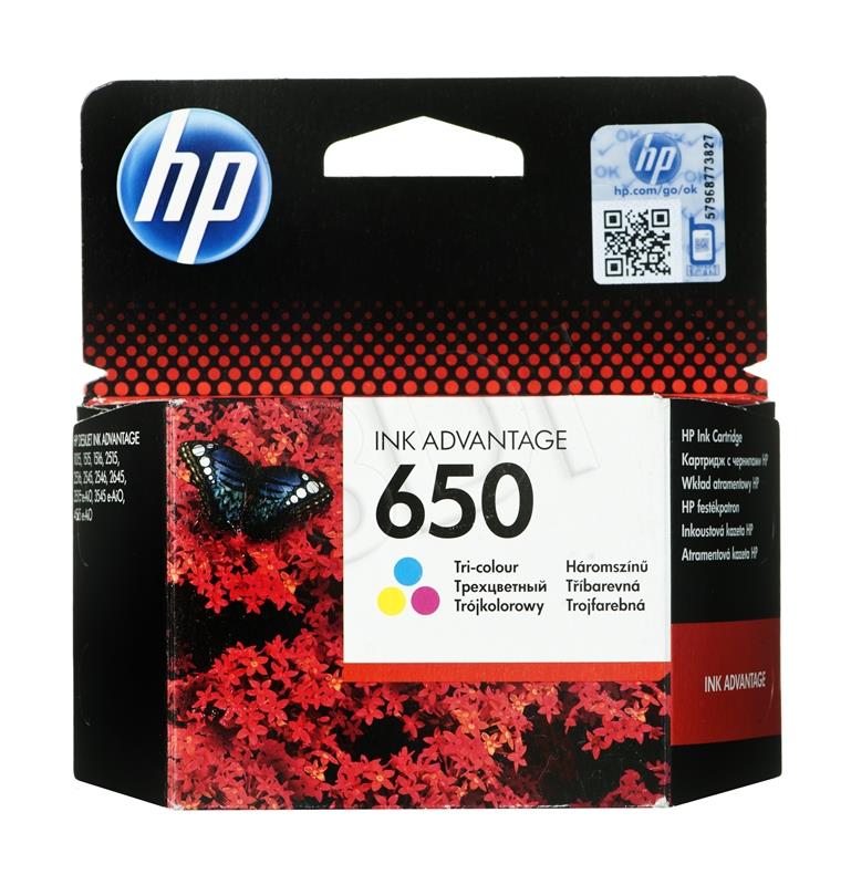 HP 650 Tri-color CZ102AE kārtridžs