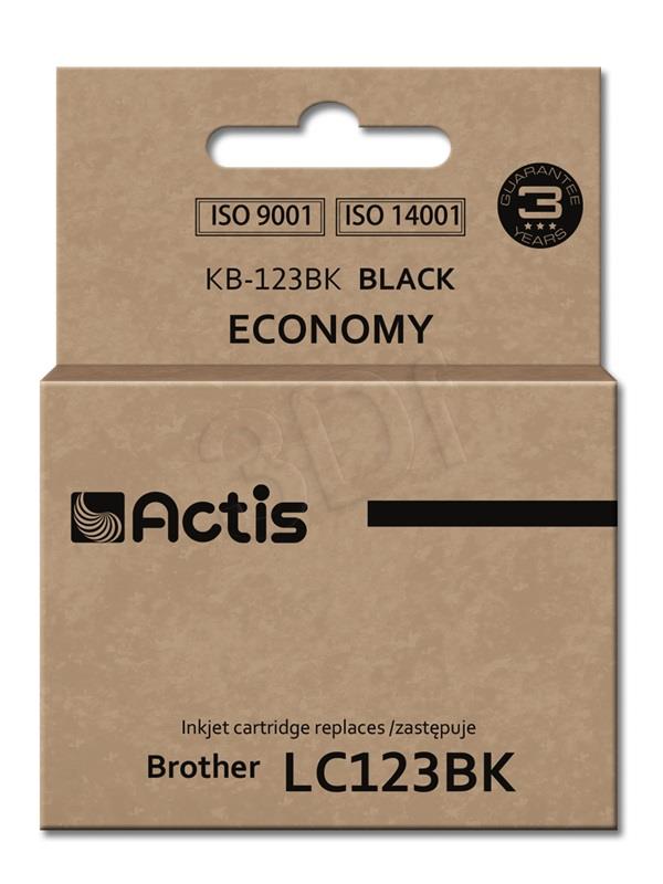 Actis KB-123Bk ink cartridge Brother LC123 black kārtridžs