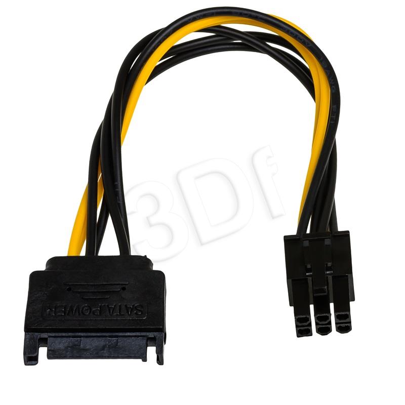 Akyga Adapter SATA / PCI-Express 6-pin 15 cm AK-CA-30 karte