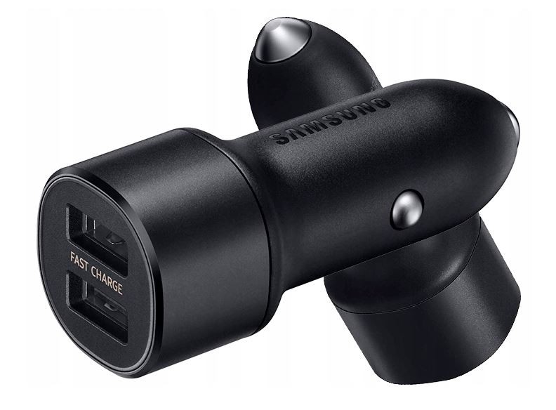 Samsung Fast Charge Dual USB Car Charger L1100NB Black iekārtas lādētājs