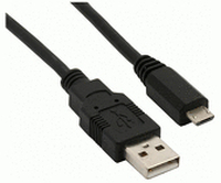 Kabel USB InLine Typ A meski - Micro B meski Black 1.8m  (31718) USB kabelis