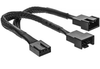 InLine Y-cable - Fan Power Splitter - 4-pin PWM (M) to 2 x 4 pin PWM (W) - 15cm - Black (33328Y) kabelis datoram