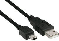 Kabel USB InLine Typ A meski - mini B  (33107M) USB kabelis