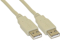 Kabel USB InLine USB-A 1m Grey (34310H) USB kabelis