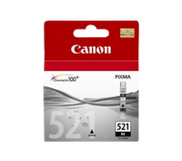 Ink Canon CLI521BK black BLISTER with security | iP3600/iP4600/MP540/MP620/MP630 kārtridžs