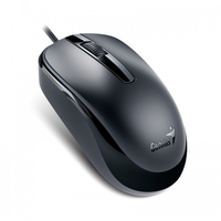 Genius optical wired mouse DX-120, USB Black Datora pele