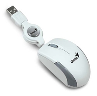 Mouse GENIUS Micro Traveler    white    USB Notebook Maus Datora pele