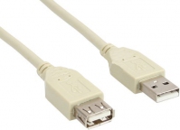 Kabel USB InLine USB-A (M/F) 3m Pelēks (34603L) USB kabelis