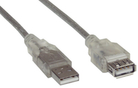 InLine USB 2.0 A-B 10m - beige (34550H) USB kabelis