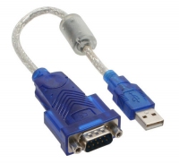 Kabel InLine USB-A - D-Sub 0,2 m Premium (33304D) adapteris