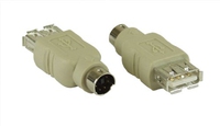 InLine 33103 PS/2 USB A Beige Kabelschnittstellen-/adapter (33103) adapteris