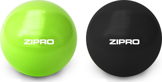 Zipro Pilka gimnastyczna Anti-Burst 75 cm czarna 6413429 (5901793678306) bumba