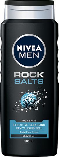 Nivea Men Zel pod prysznic Rock Salts 500ml 0184085 (5900017062235) kosmētika ķermenim